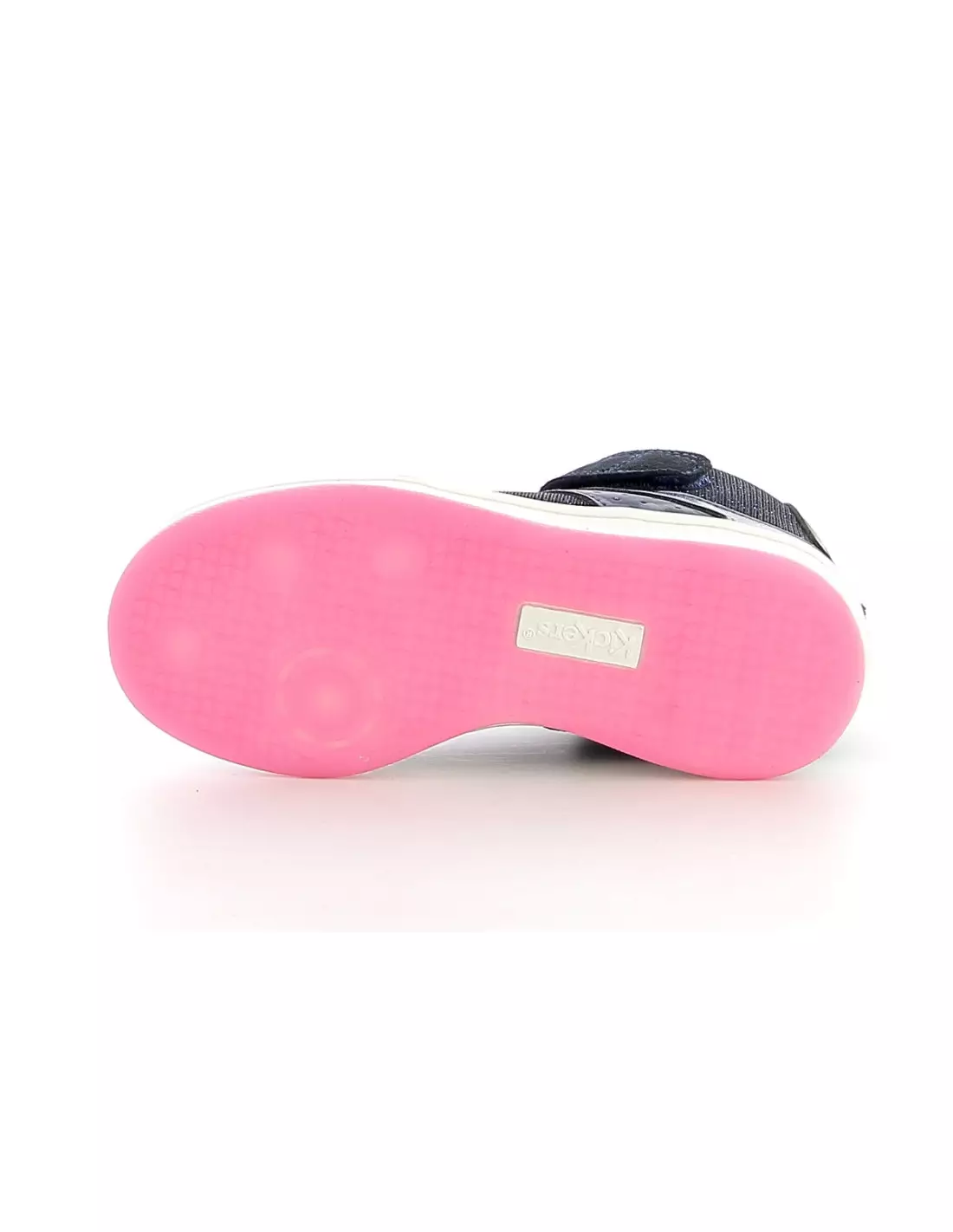 KICKERS BILBON BB MID - Baskets Marinebleuglitter