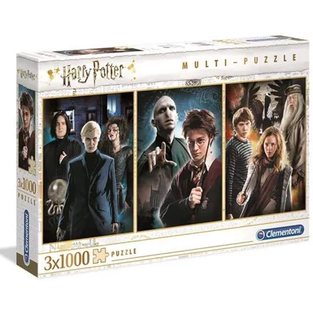 Clementoni Multi-Puzzle Harry Potter, 3x1000 Teile