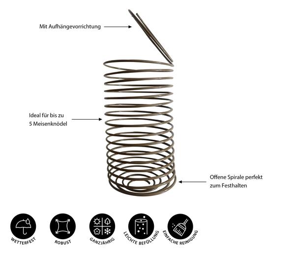 Dehner Natura Premium Futterfeder für