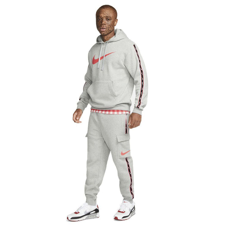 Nike Sportswear Repeat Fleece Haettetroje Grå