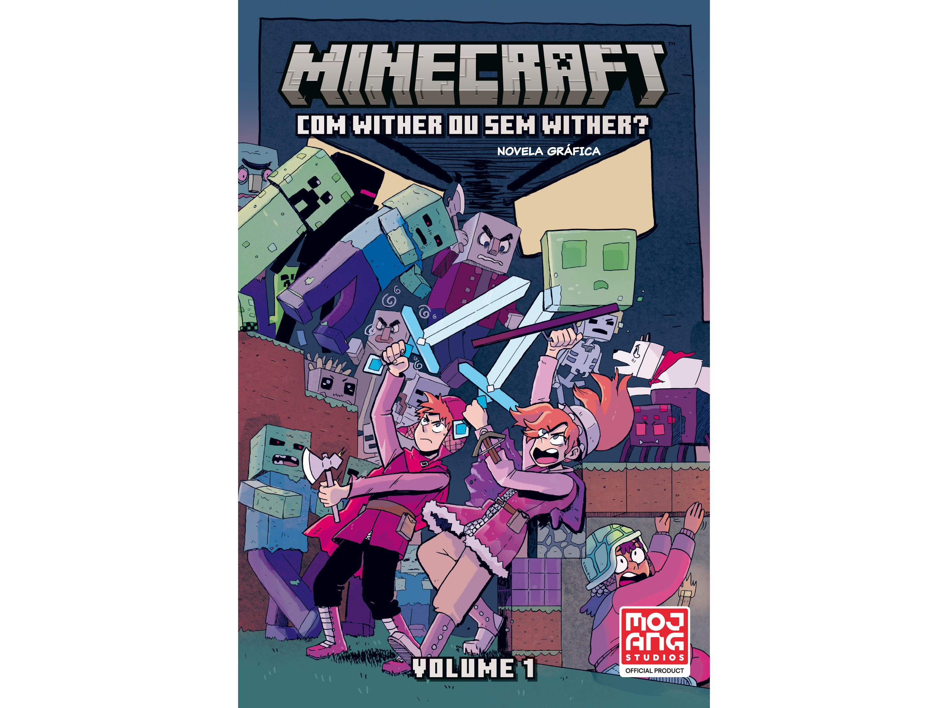 LIVRO MINECRAFT: COM WITHER OU SEM WITHER?: VOL. 1