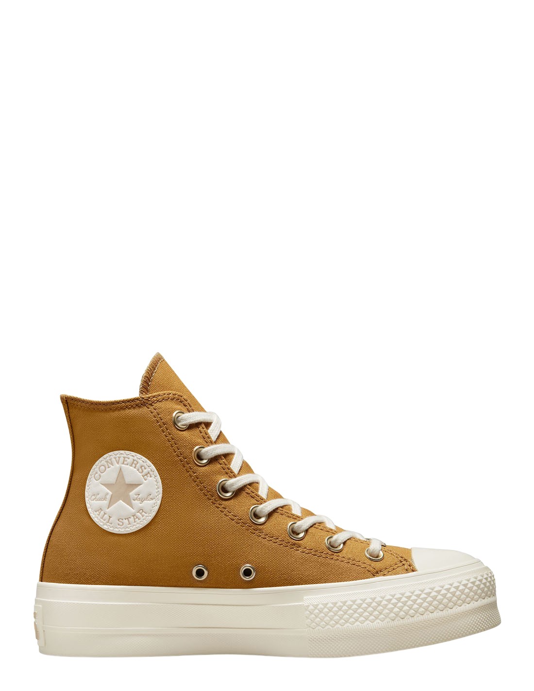 converse sneakers compensées montantes femme ctas lift hi miel