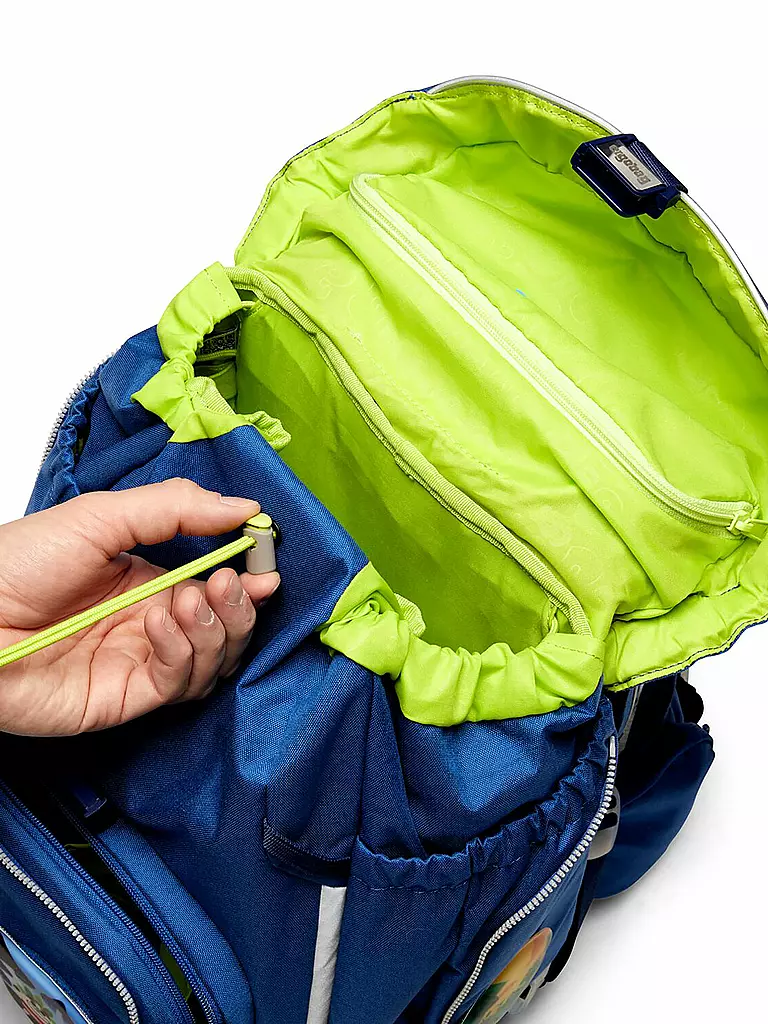 ERGOBAG Schultaschen-Set 6-tlg. Pack - WaldmonstBär blau