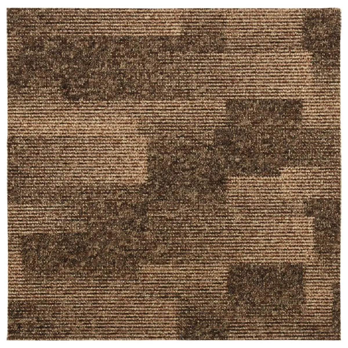vidaXL Carreaux de tapis de sol - Marron