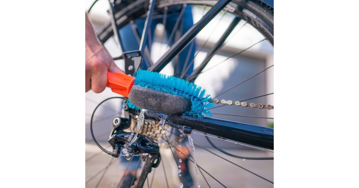 GARDENACleansystem spons, reserveonderdeel voor Cleansystem fietsborstel 18848 spons  (Zwart, 18849-20)