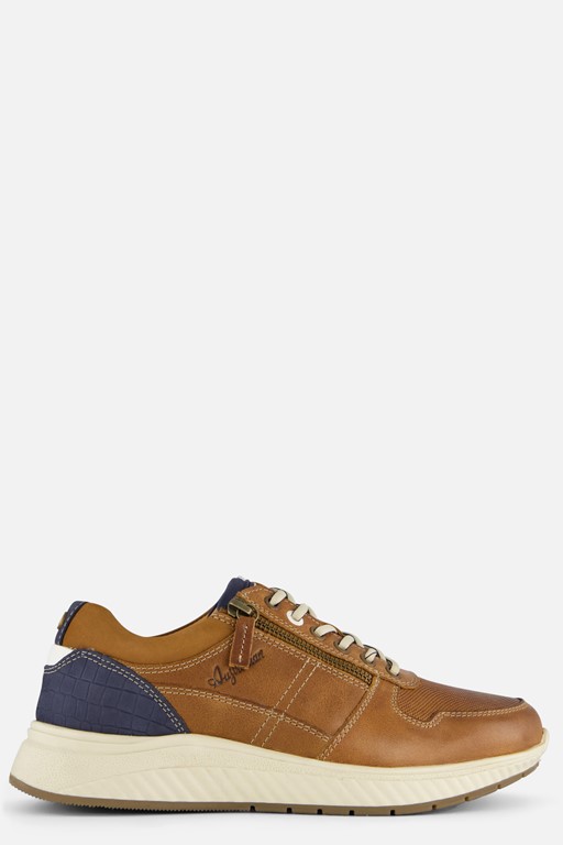 Australian Hurricane Sneakers cognac Leer