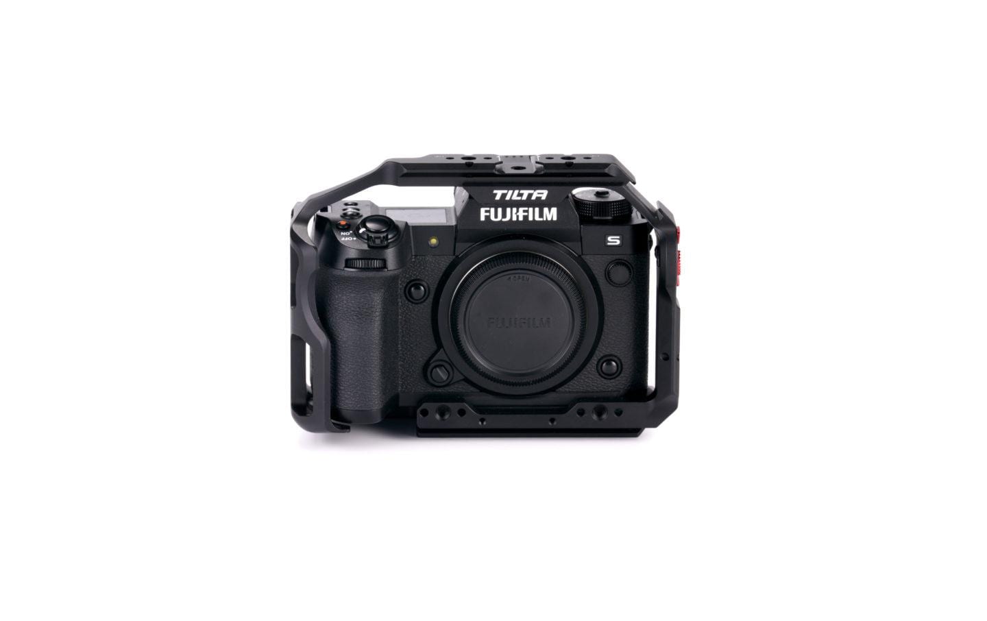 Full Camera Cage für Fujifilm X-H2S<br>Bietet einen Schutz für das Kameragehäuse und verfügt über Befestigungspunkte