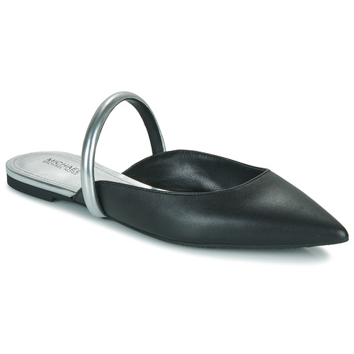 MICHAEL Michael Kors - JESSA FLAT MULE Negro / Plata