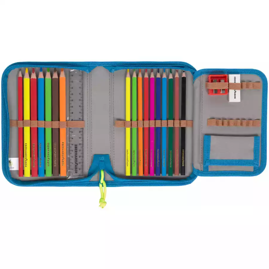 LÄSSIG Schulranzen-Set 7-tlg. Flexy Unique blue