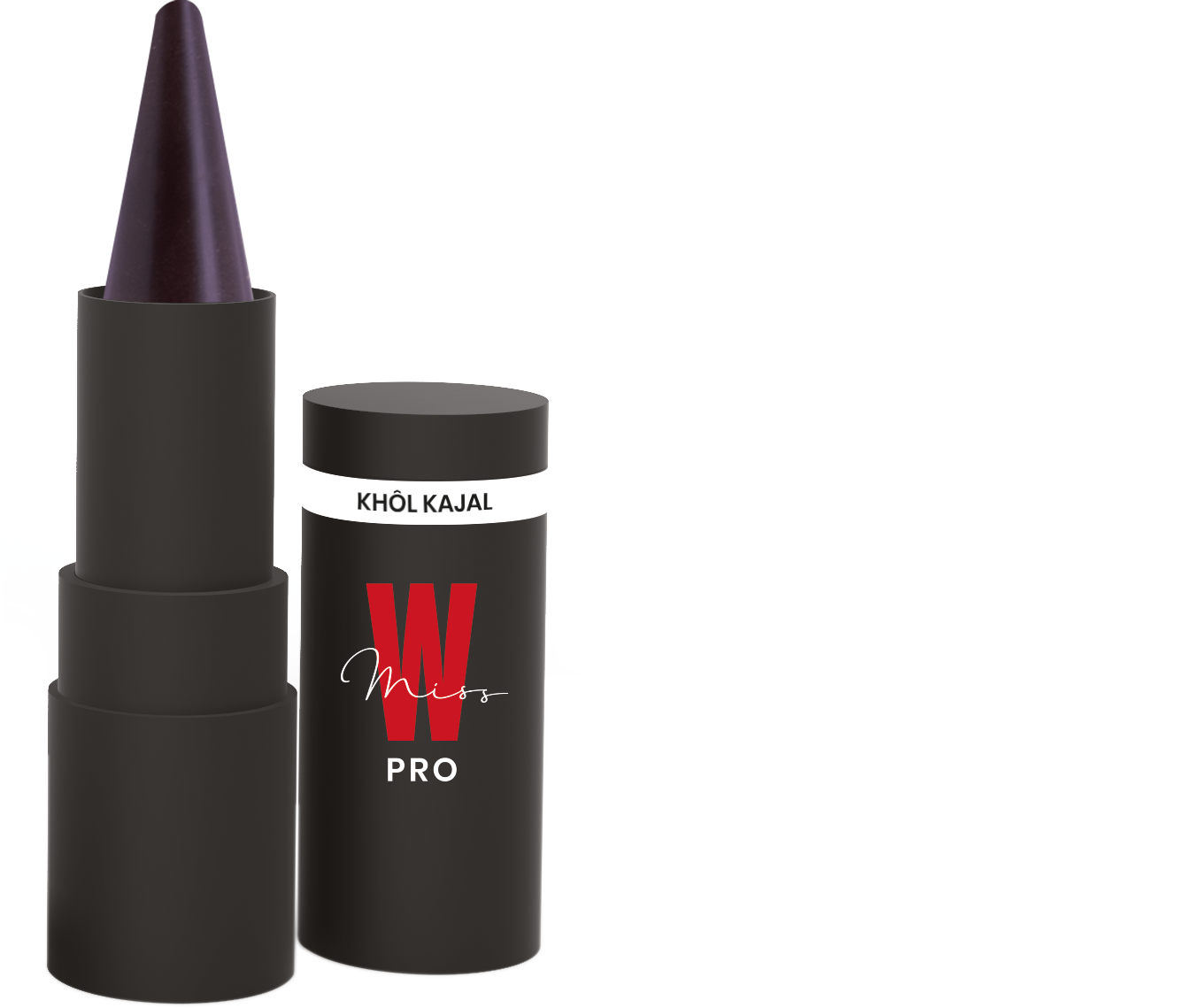 Miss W PRO  Khôl Kajal, 15 Plum (3,50 g)