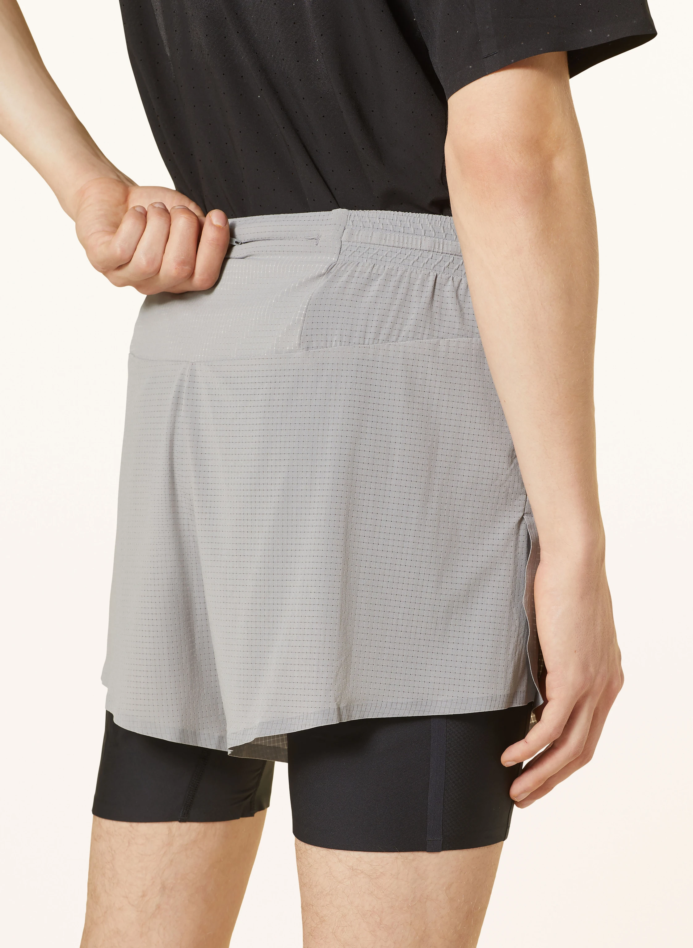 Y-3 2-in-1-Laufshorts