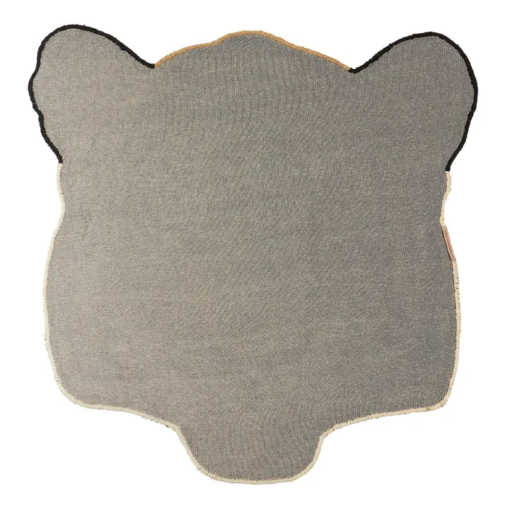 Doing Goods Tapis tête de tigre en laine Rajah  | Sable