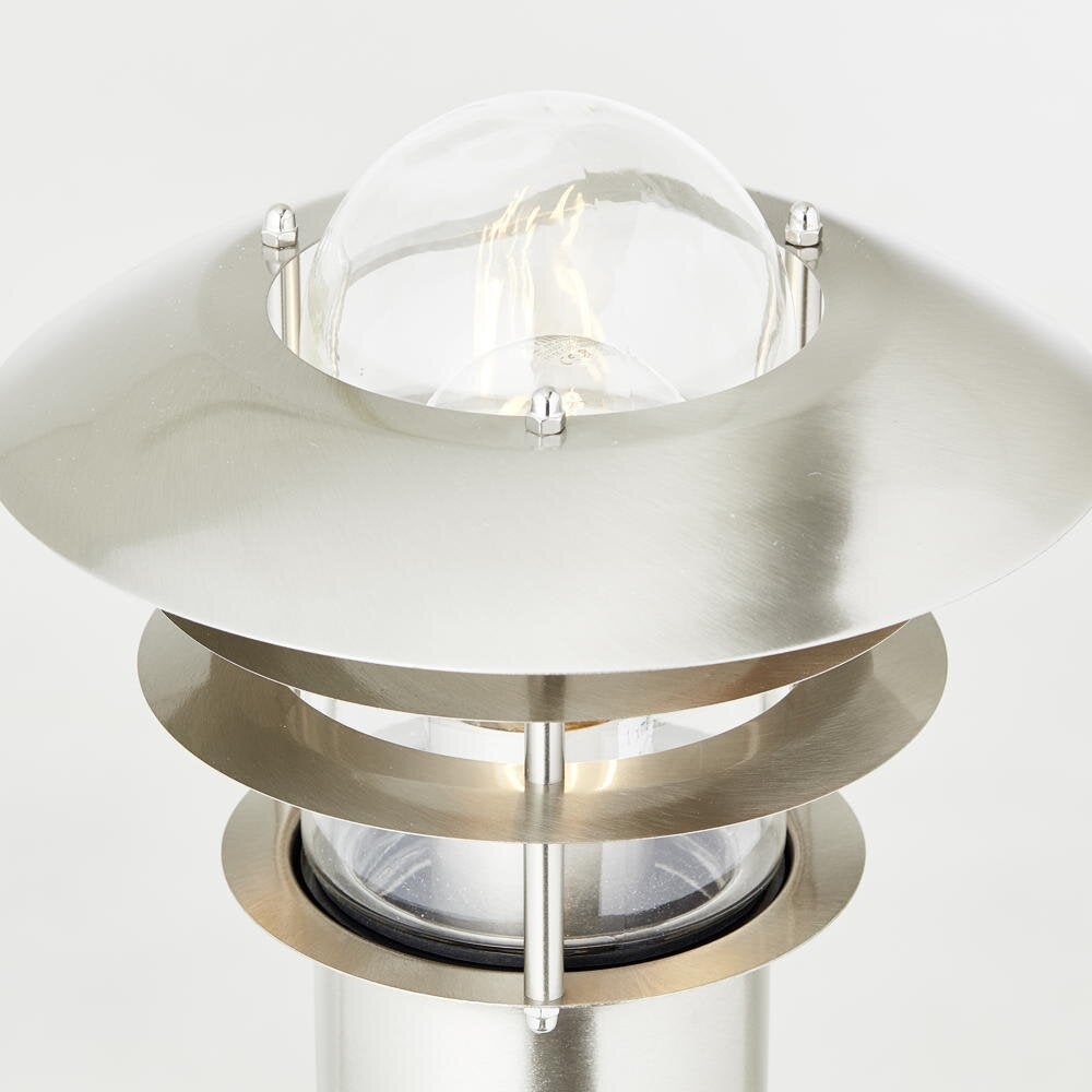 Terrence padverlichting in zilver E27 IP44