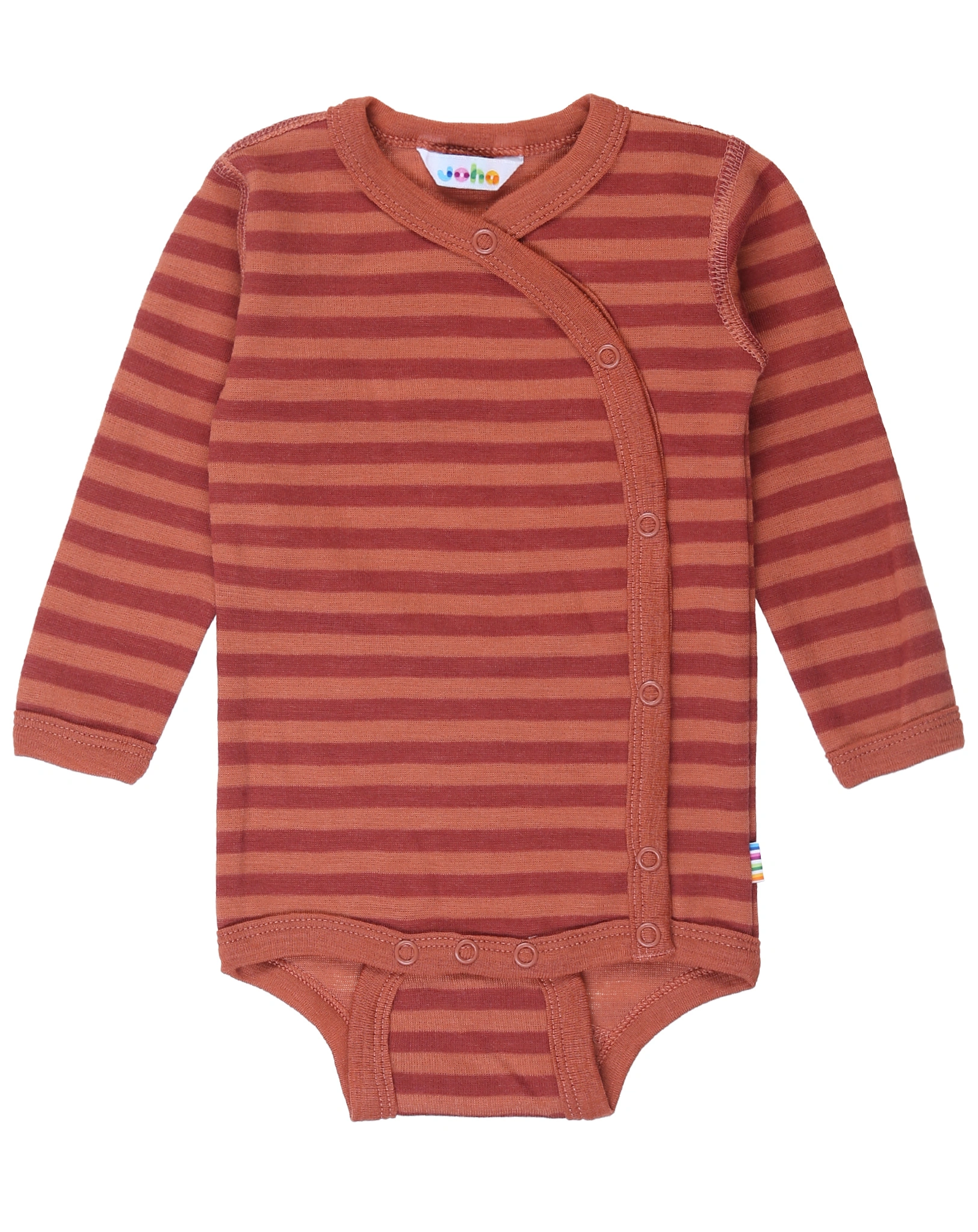 Wickel-Langarmbody 4040 BABY in red stripe