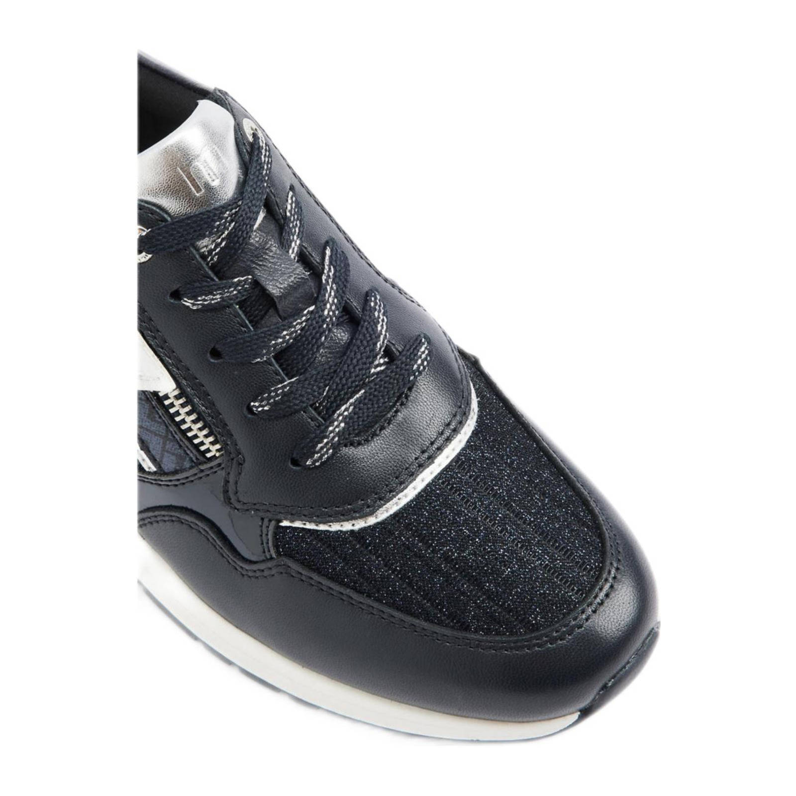 Medicus comfort leren sneakers donkerblauw