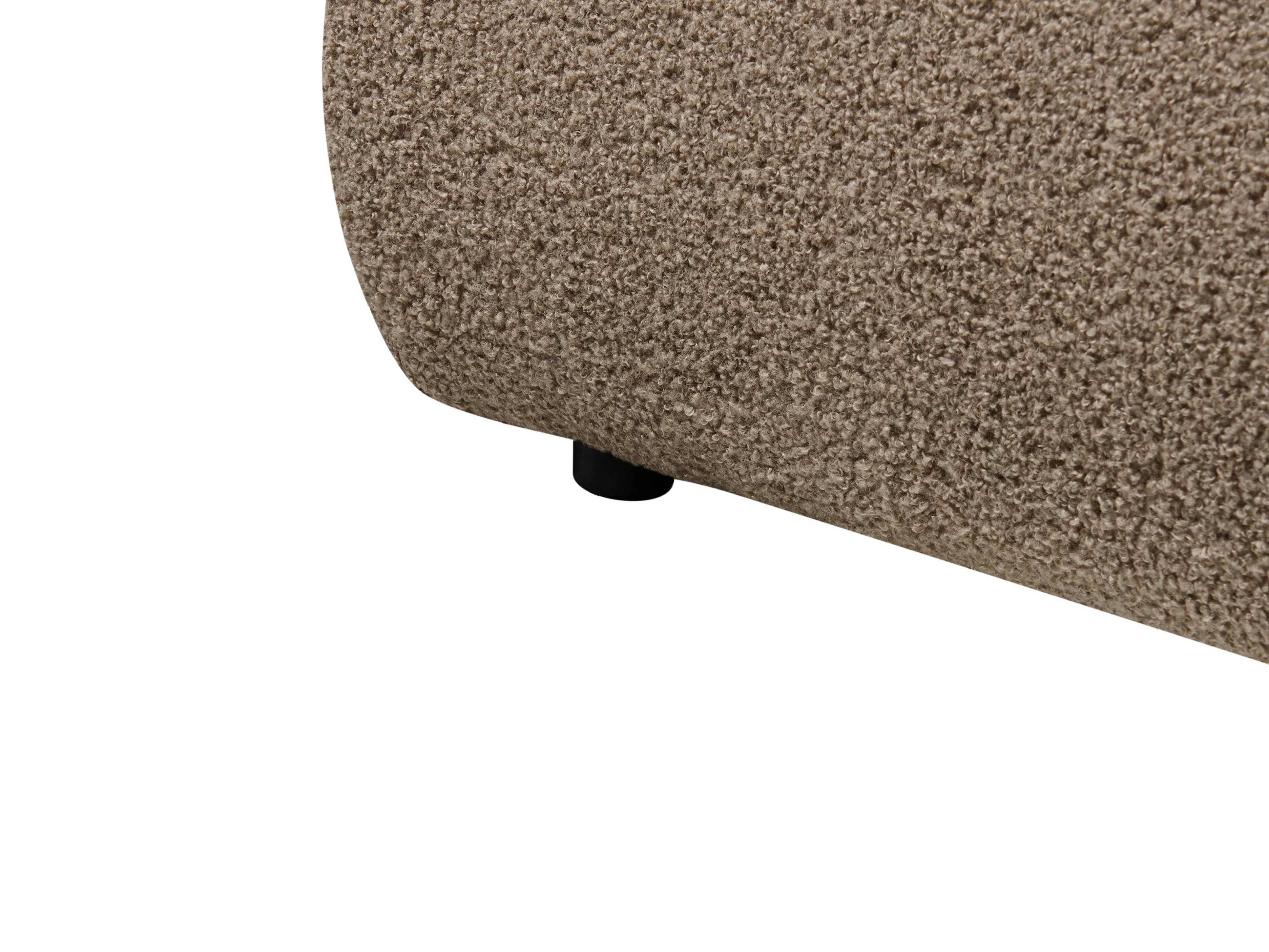Waterbed Bouclé VINAY 180 x 200 cm Bruin