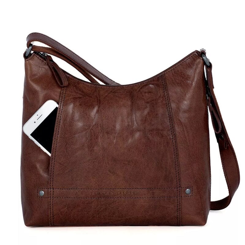 Spikes & Sparrow Bronco Jessyca Crossbodybag Brown