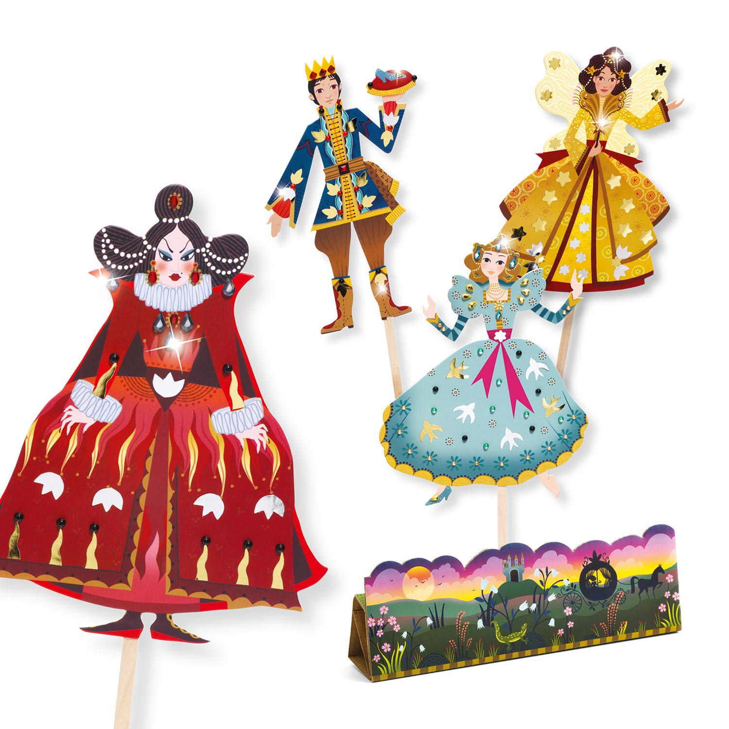 Djeco DIY Cinderella Figuren Maken