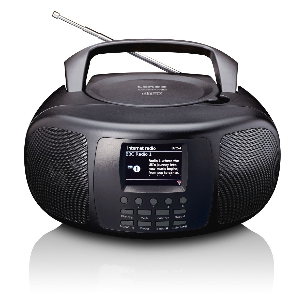 LENCO SCD-6000 Boombox-Internetradio mit DAB+/FM-Radio und BT