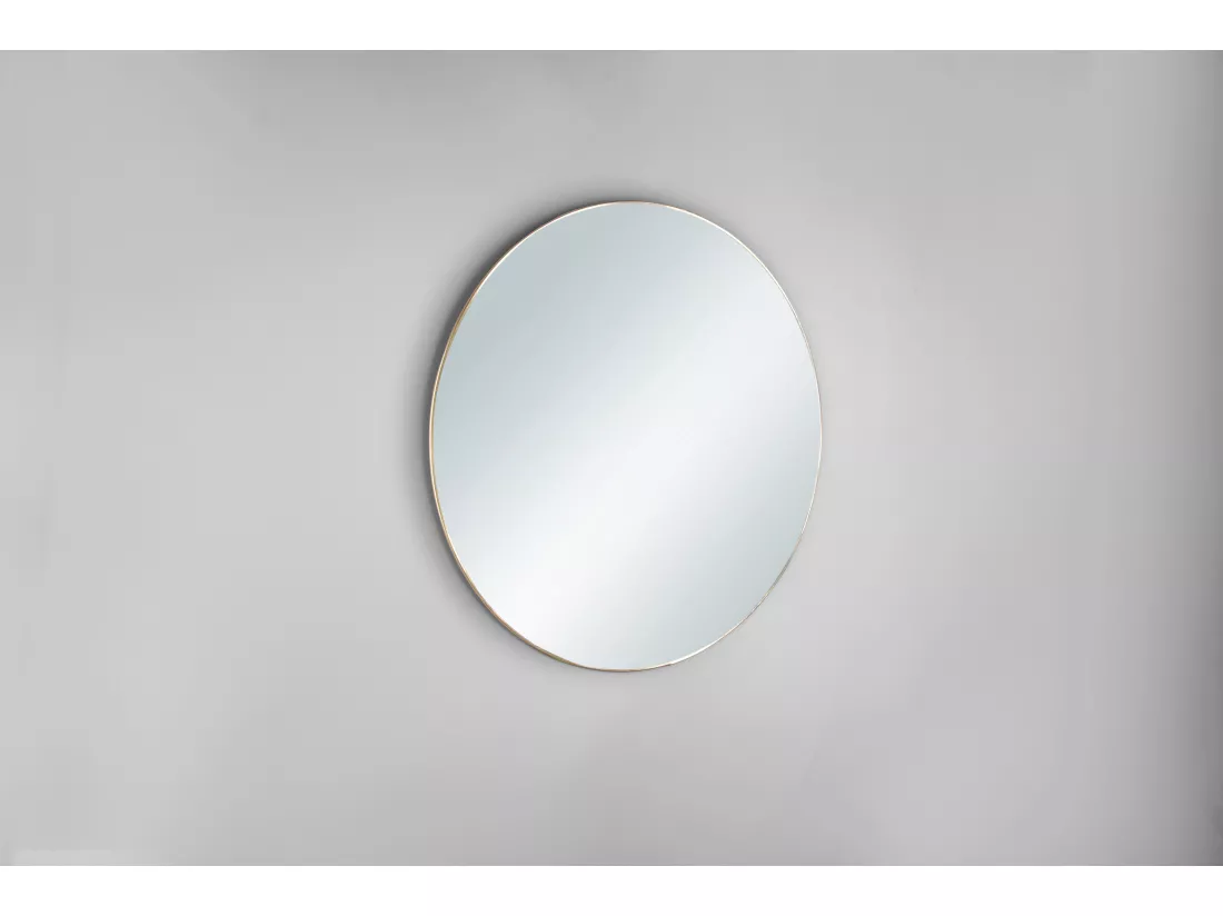 Mila - Miroir - Doré - Ø 50cm