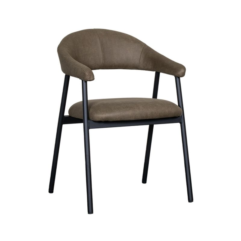 Stoel Grace micro suede moss
