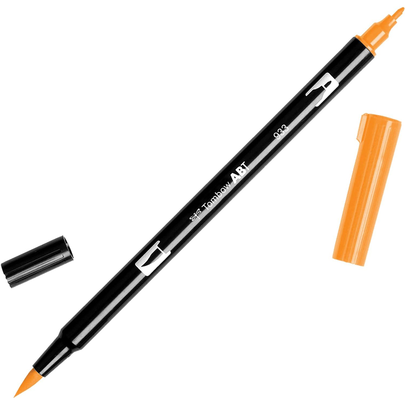 Tombow Pinselstift Dual Brush Pen ABT, 933 - orange