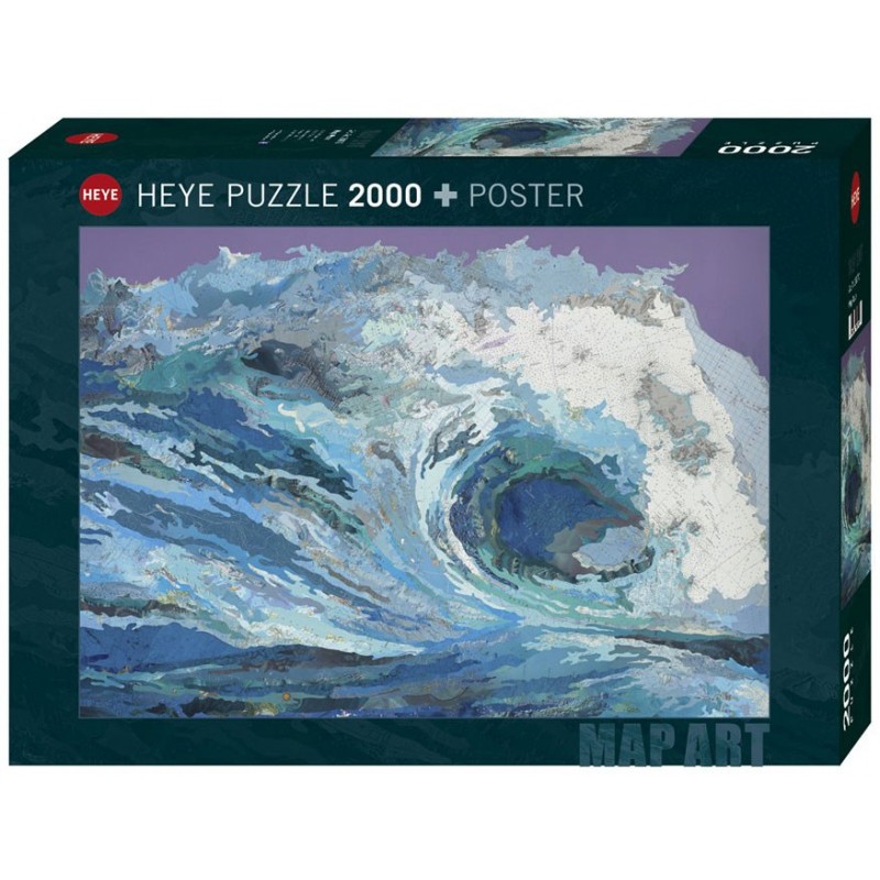 Puzzle 2000 pièces - Map Wave