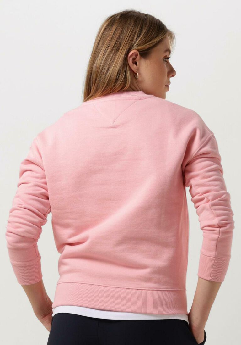 TOMMY JEANS roze tommy jeans sweater tjw bxy graphic flag crew