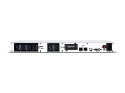 CyberPower Office Rackmount Series OR1500ERM1U - UPS (rackversion) - AC 230 V - 900 Watt - 1500 VA - 1-faset - Ethernet, RS-232, USB - output-stikforbindelser: 6 - 1U - sølv