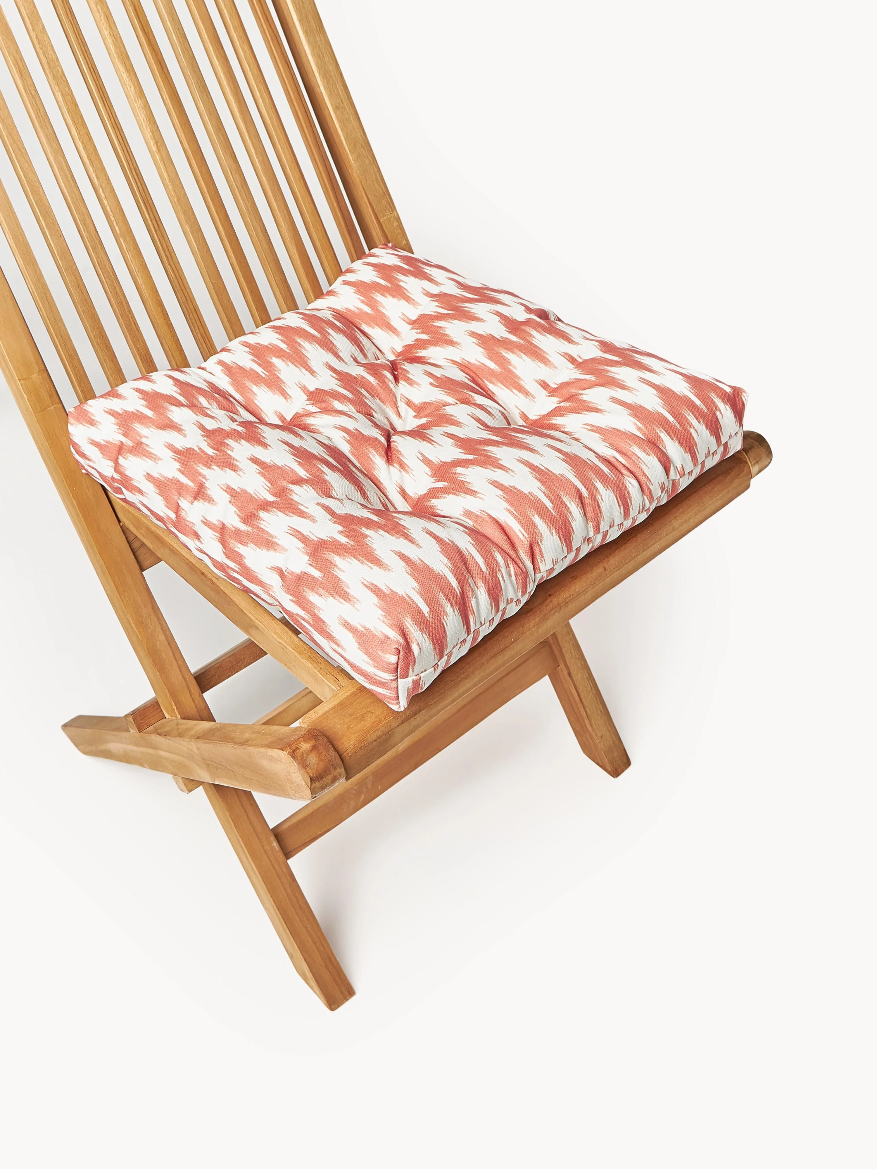 Outdoor stoelkussen Maillot met Ikat patroon