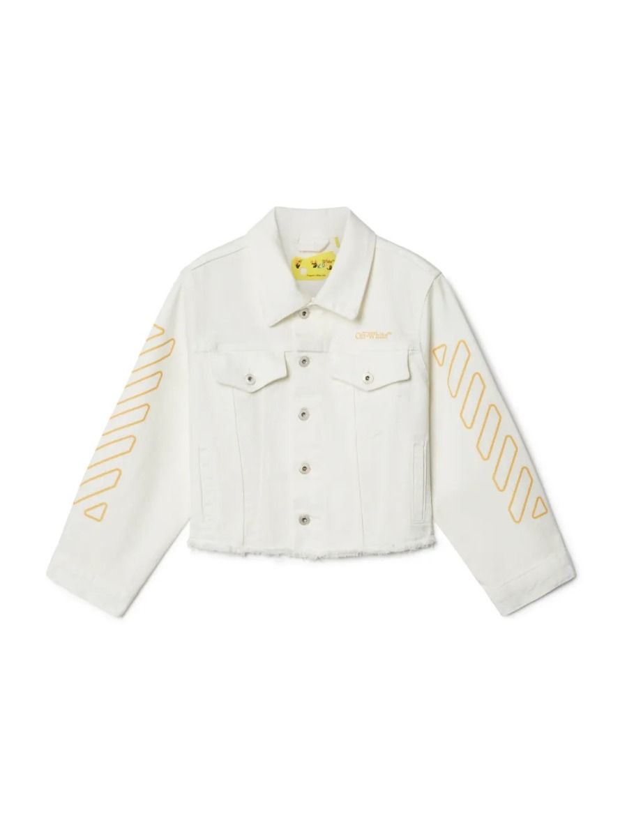 Off-White Diagonal Bookish Denim Jacket