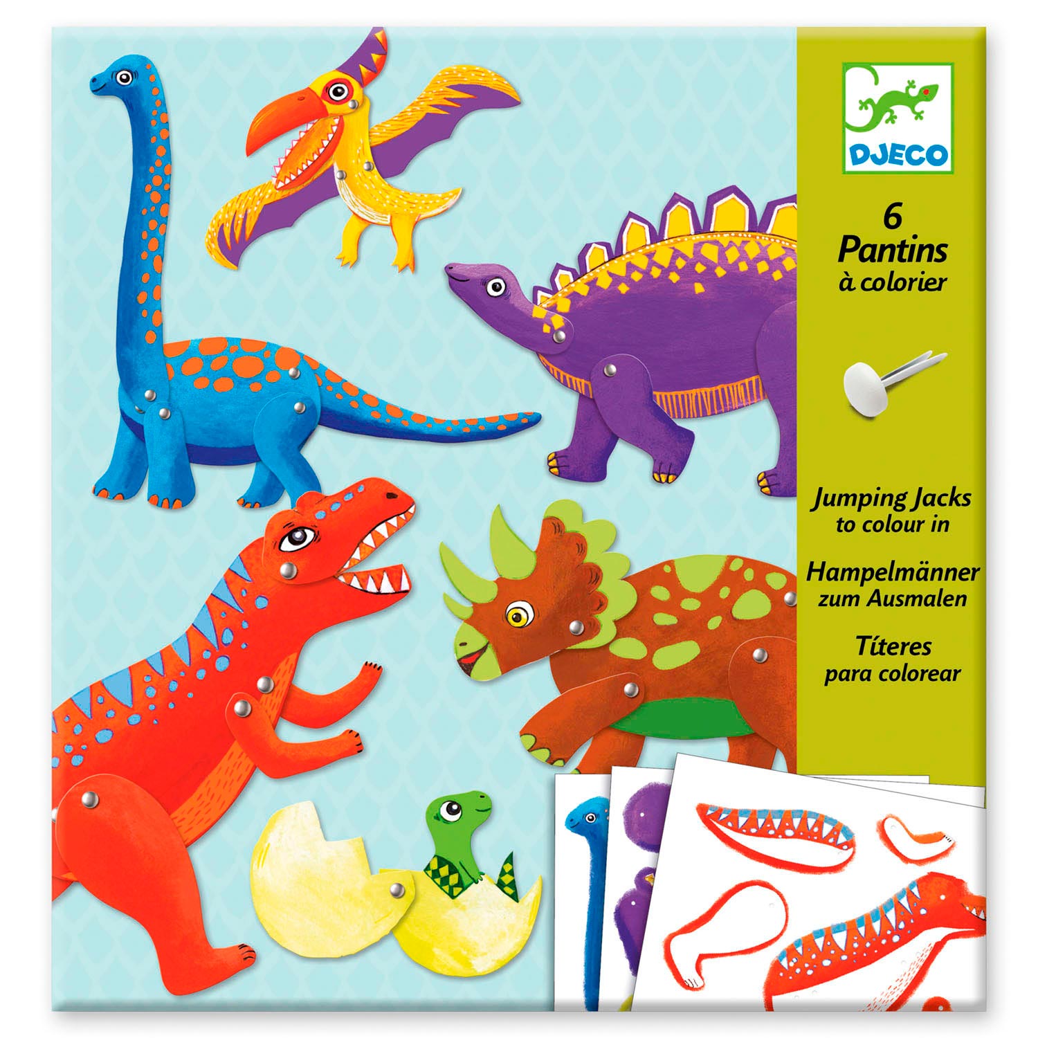 Djeco Bewegende Dino's Maken