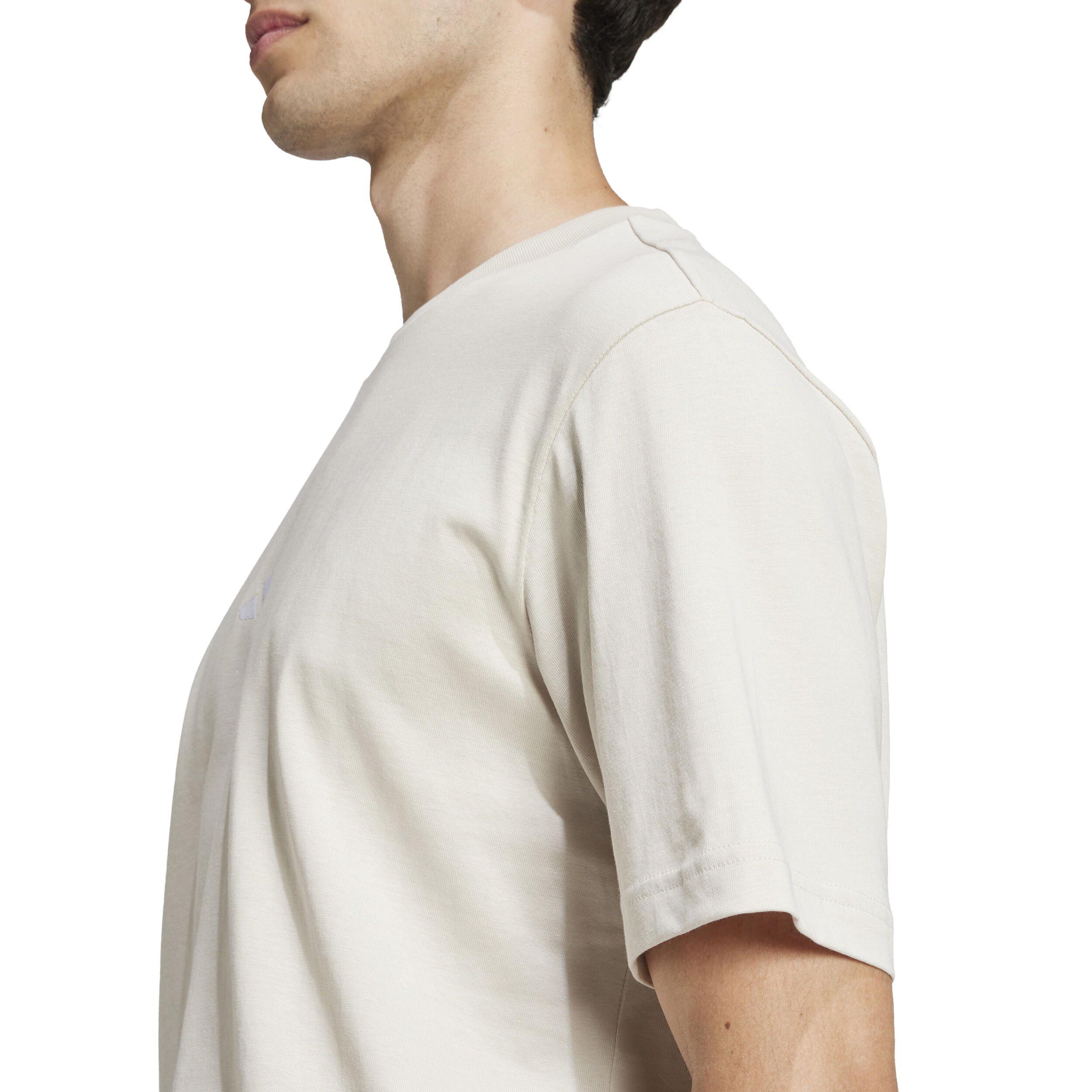 adidas Essentials Small Logo T-shirt Hommes - Gris