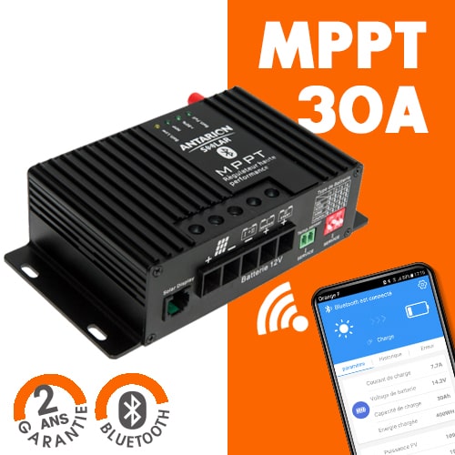 Régulateur de charge MPPT bluetooth ANTARION 30A 480W