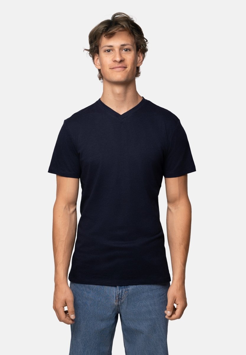 MODAL T-SHIRT MED V-HALS TIL MÆND