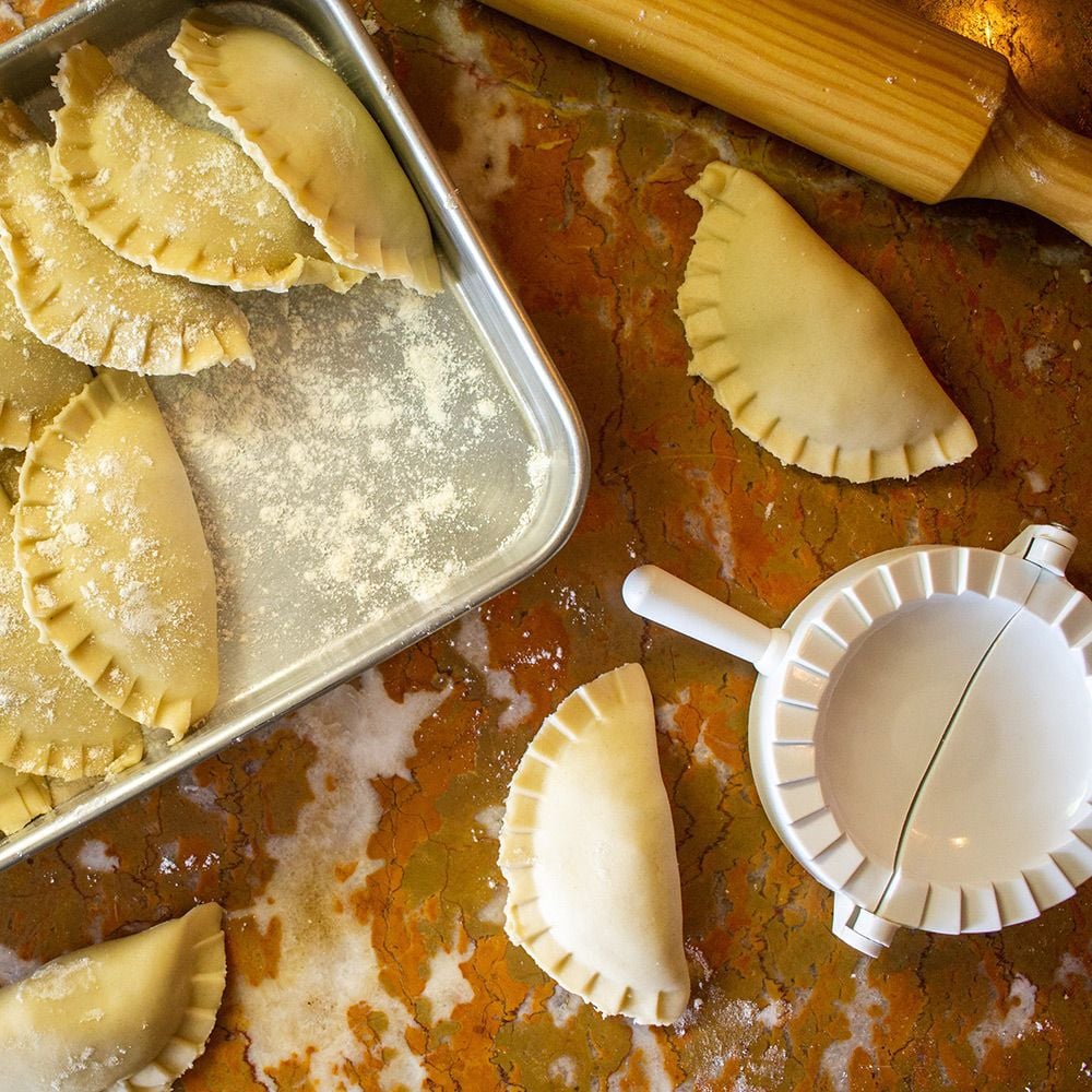 Moule à chaussons et raviolis x3