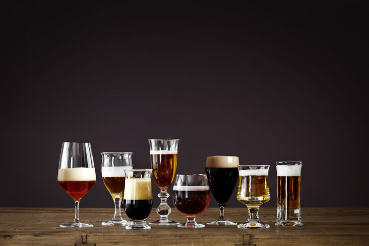 Holmegaard Det danske Glas Ølglas klar 44 cl Klar