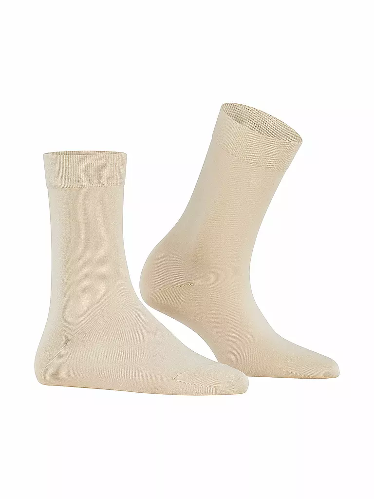 FALKE Socken COTTON TOUCH cream creme