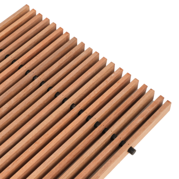 Lattenwand divider voor buiten 236x50 cm, dikte 34mm