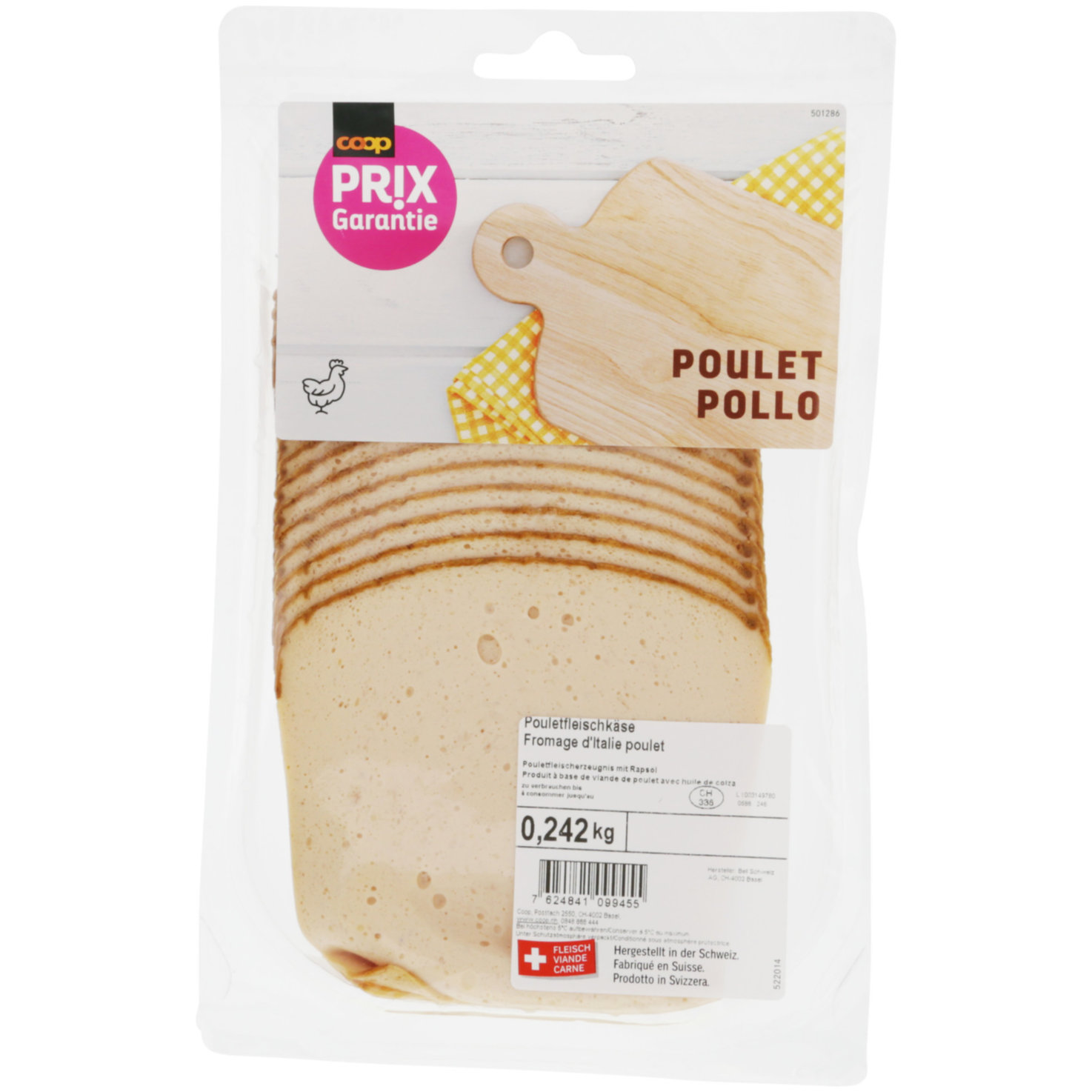 Prix Garantie Poulet Fleischkäse