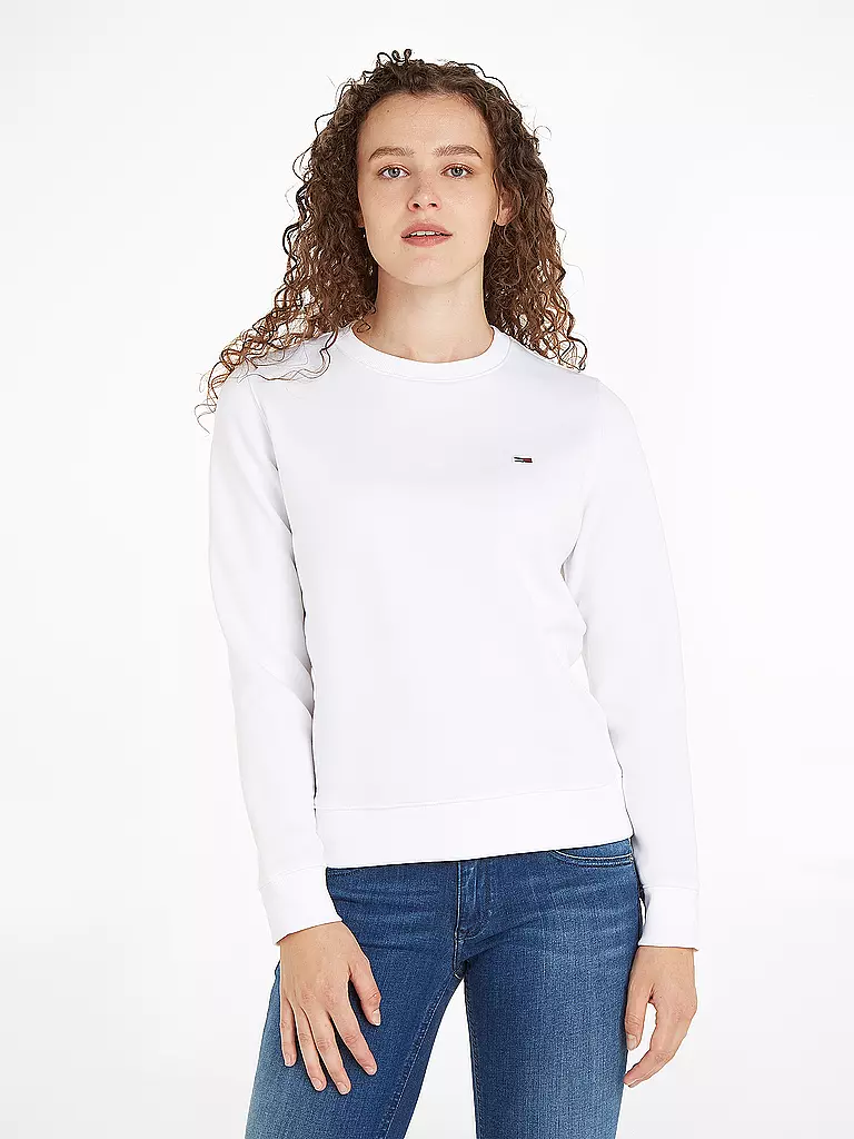 TOMMY JEANS Sweater weiss