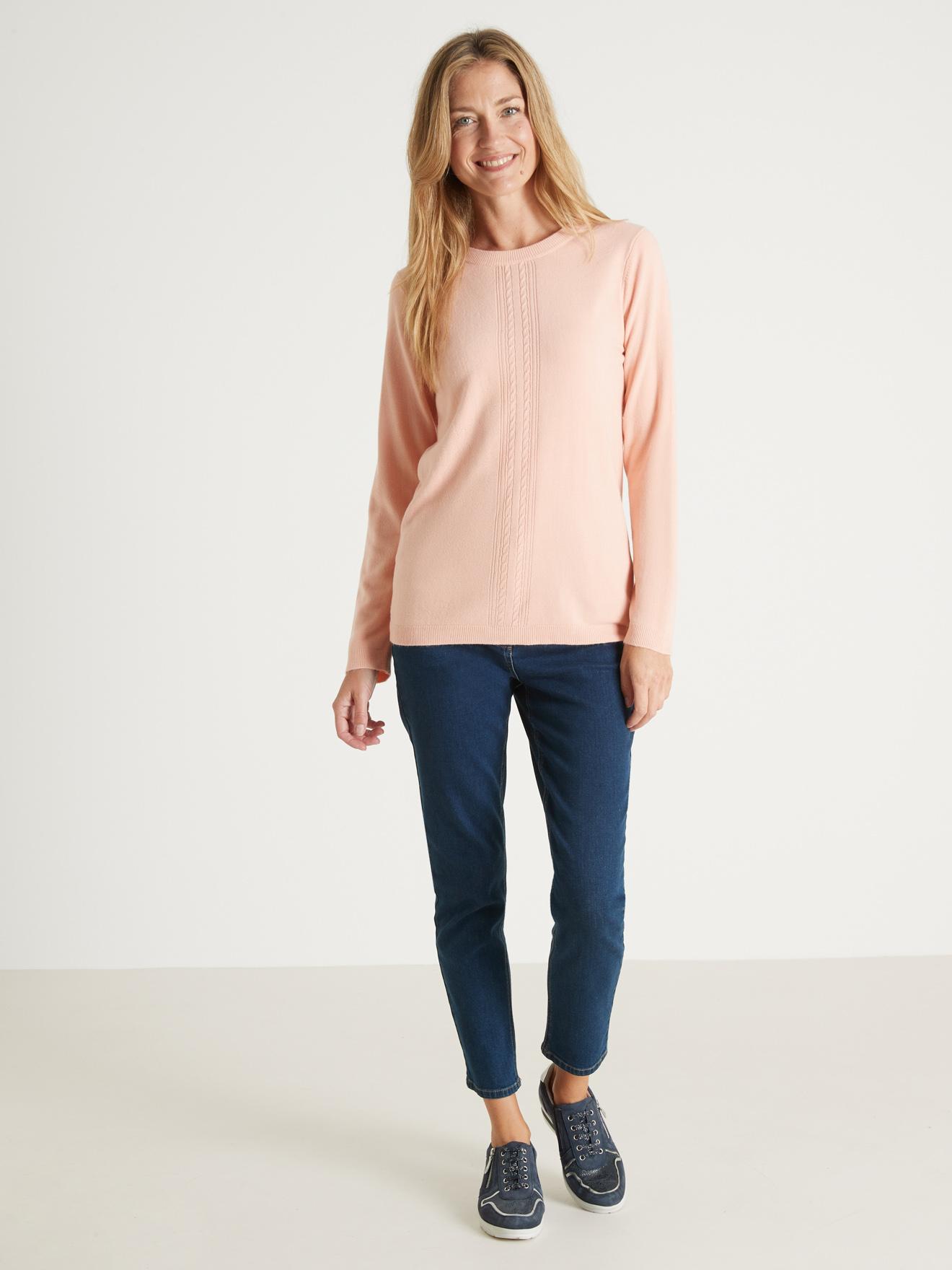 Pull toucher cachemire
