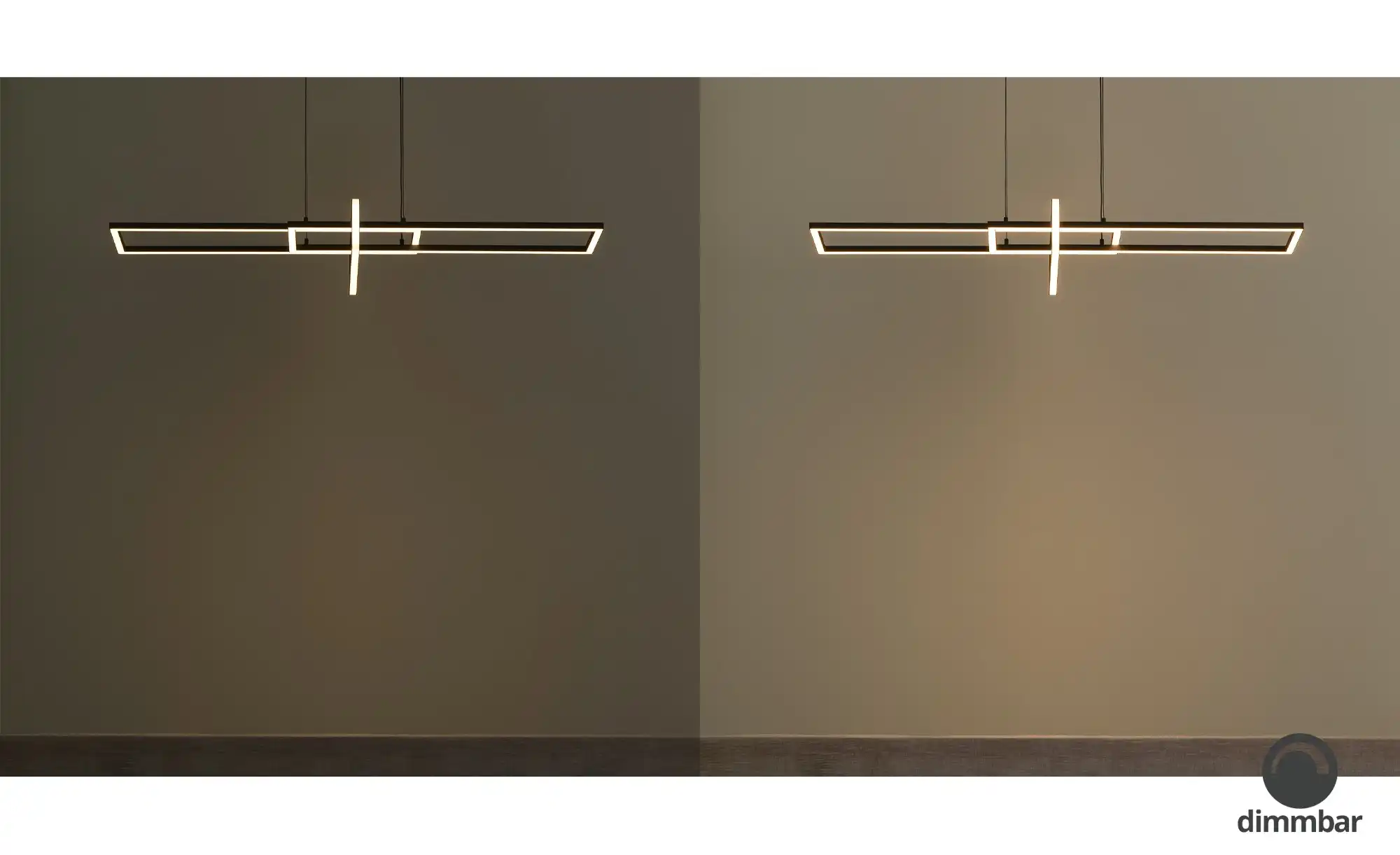 Trio LED-Pendelleuchte, schwarz, ´geometrisch`
