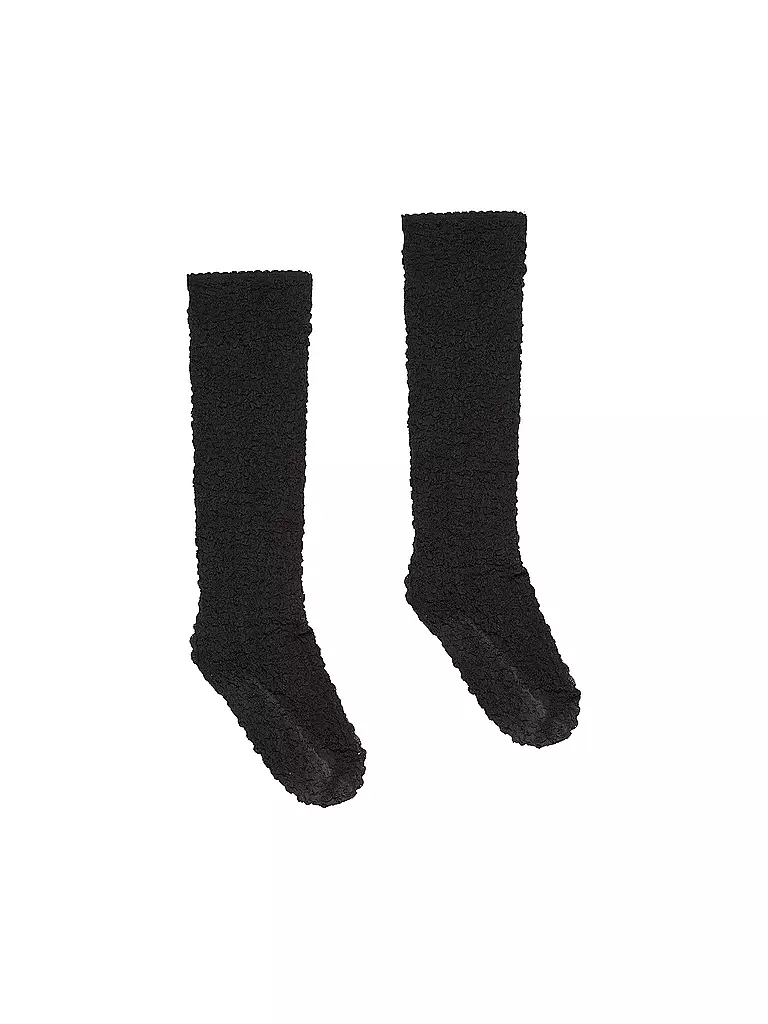 WOLFORD Kniestrümpfe STURUCTURED LACE black  schwarz