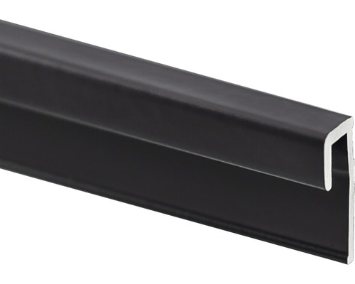 Decodesign vierkant eindprofiel 2550 mm zwart
