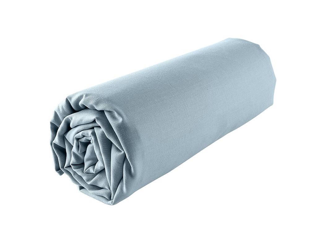 LENÇOL DE BAIXO COM ELÁSTICO ACTUEL AZUL 52% POLIESTER / 48% ALGODÃO 90X200CM