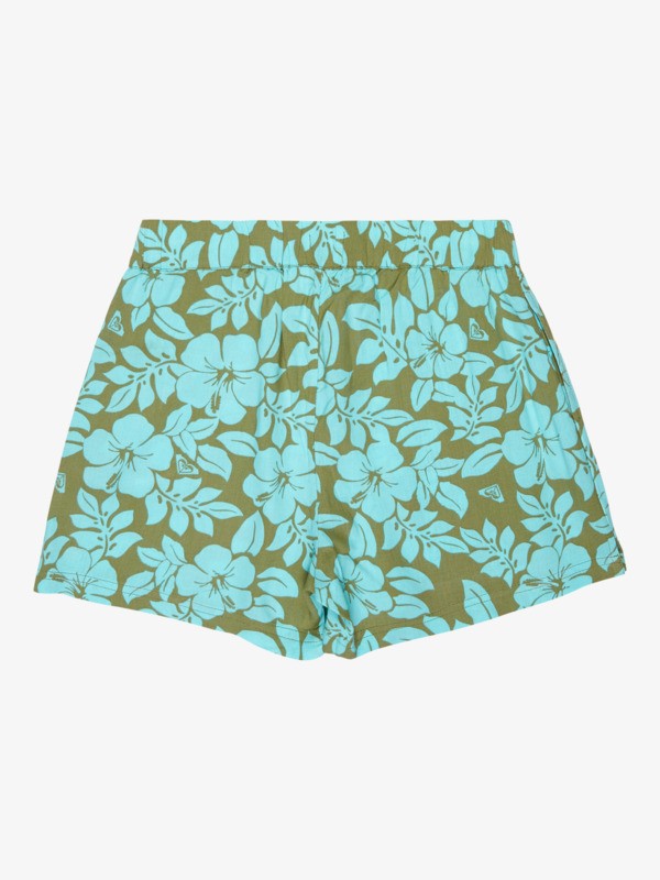 Blue Ocean Floor Short taille élastique Vert Fille 4-16