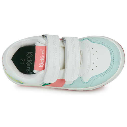 Kickers - KALIDO - Blanc / Bleu / Rose
