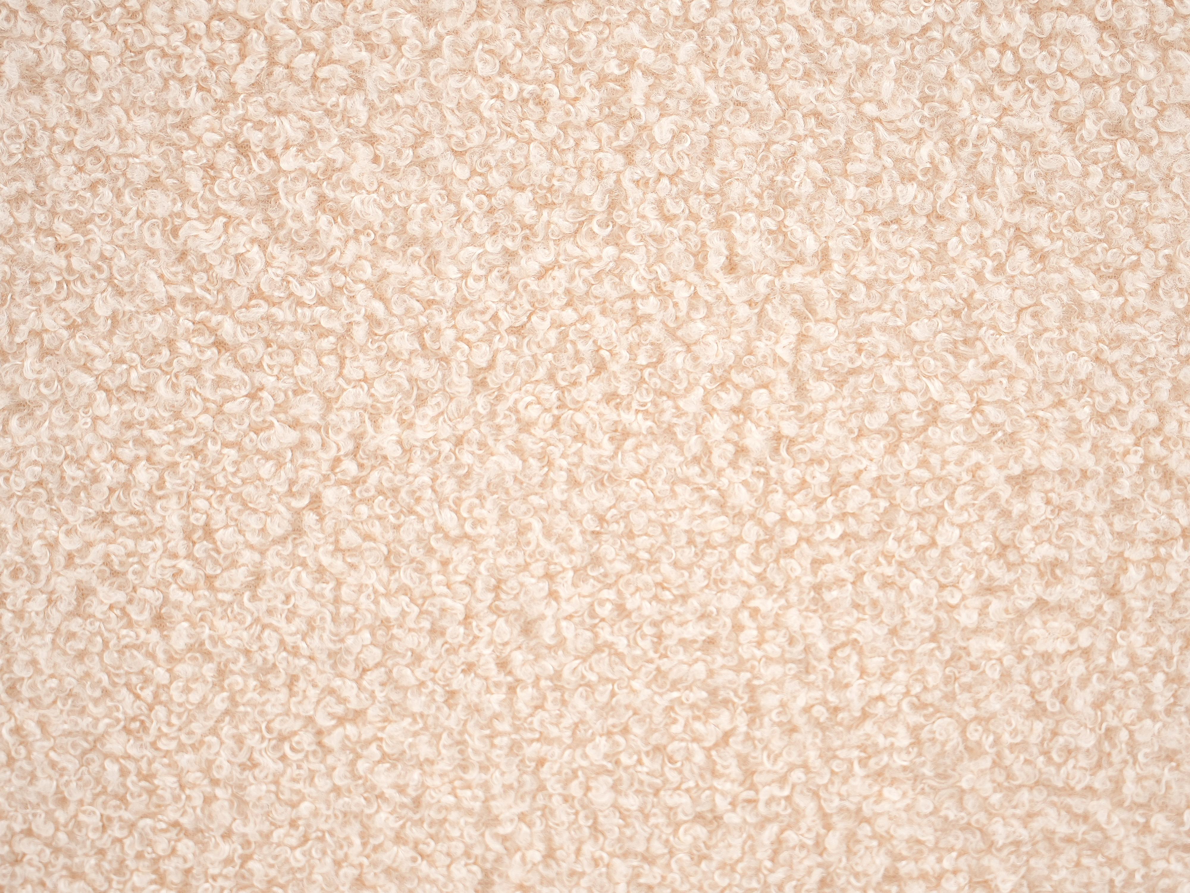 Poef SINCLAIR Bouclé Beige