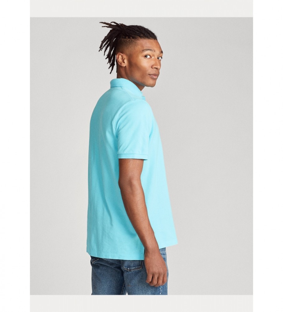 Camisa polo Ralph Lauren Custom Fit Azul Claro